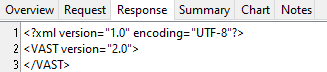 Charles proxy error response